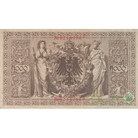 1000 مارک آلمان 1910