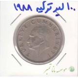 100 لیر ترکیه 1988