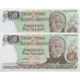 50 پژو آرژانتین (جفت بانکی)