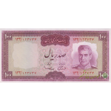 100 ریال آموزگار - سمیعی (98% بانکی)