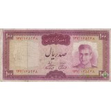 100 ریال آموزگار-فرمانفرماییان(کارکرده - قرمز)